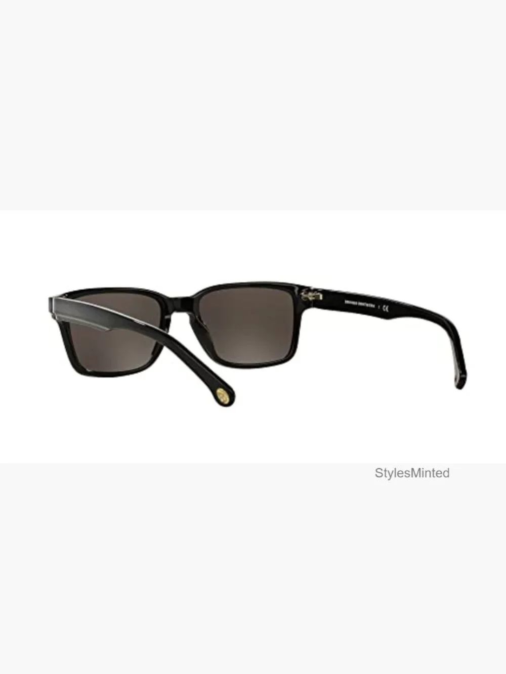 52mm Acetate Rectangular Polarized Sunglasses